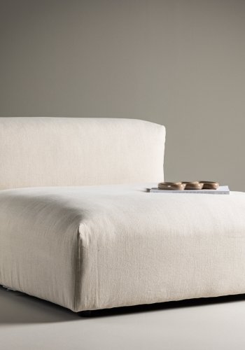 VINN SAMLING Mavi modulsofa medium - beige polyester og tre