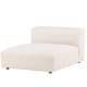 VINN SAMLING Mavi modulsofa medium - beige polyester og tre
