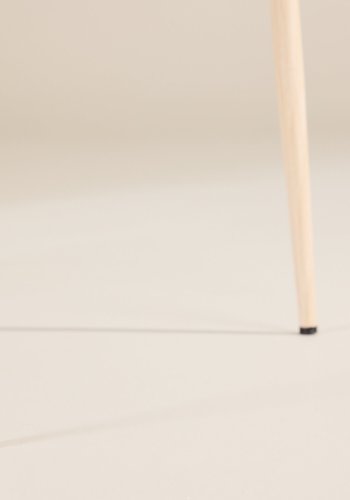 VENTURE DESIGN Modesto spisebordsstole - olivengrn velour stof og hvidvasket stl