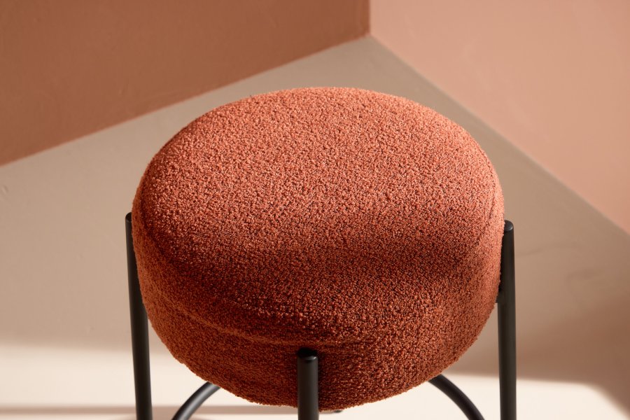 VENTURE DESIGN Tucson Barkrakk - Svarte ben / Roasty Boucle