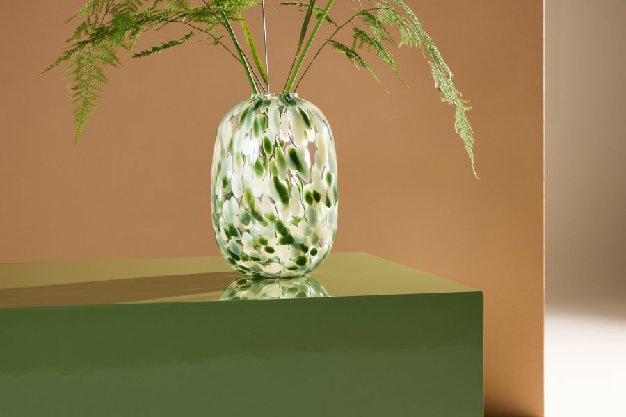 VENTURE DESIGN York lavt salongbord - mrkegrnn / glanset MDF