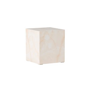 VENTURE DESIGN York Hgt Soffbord - Ljusgult / Marmorliknande MDF