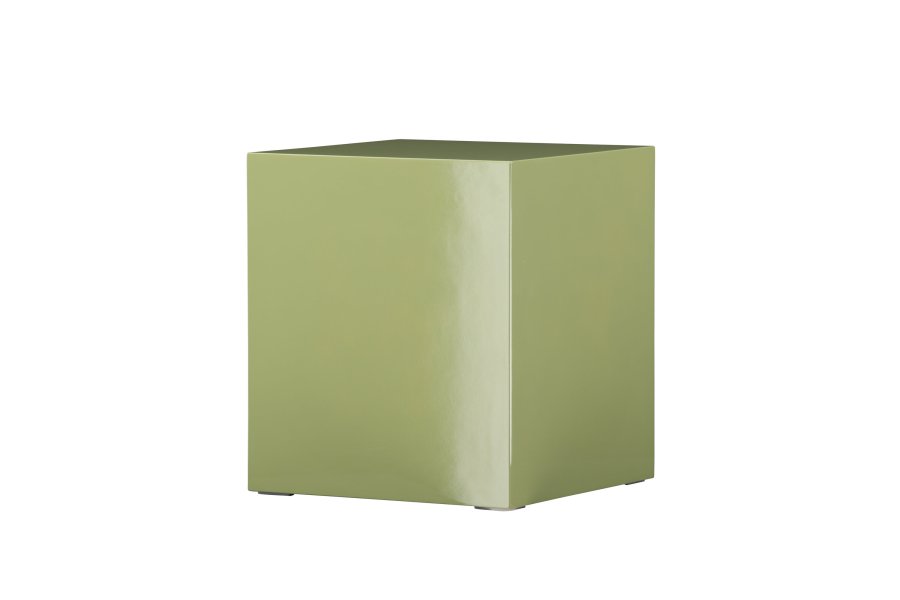 VENTURE DESIGN York hyt salongbord - lysegrnn / glanset MDF