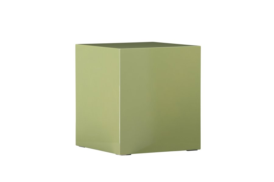 VENTURE DESIGN York hyt salongbord - lysegrnn / glanset MDF