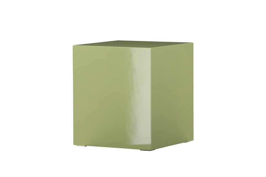 VENTURE DESIGN York hyt salongbord - lysegrnn / glanset MDF