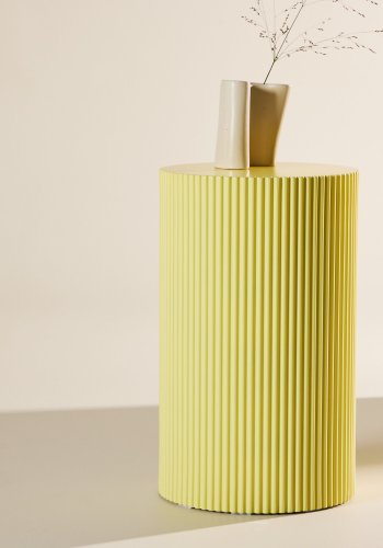 VENTURE DESIGN Lenox sidebord - lys gul / MDF