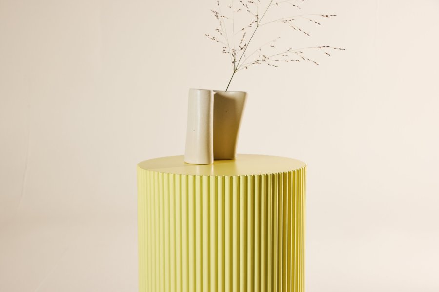 VENTURE DESIGN Lenox sidebord - lys gul / MDF