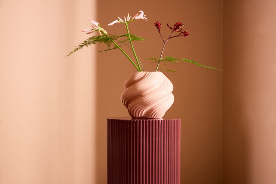 VENTURE DESIGN Lenox sidebord - Bordeaux / MDF