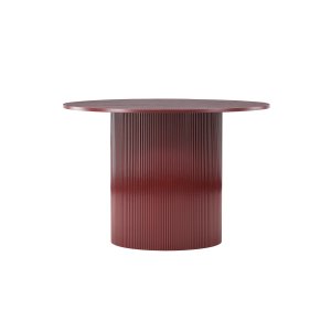 VENTURE DESIGN Lenox spisebord, rund - bordeauxrd finr MDF (100)