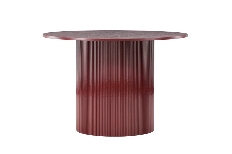 VENTURE DESIGN Lenox spisebord - Burgunder ben / Burgunder MDF, finr