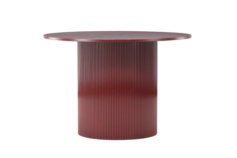 VENTURE DESIGN Lenox spisebord - Burgunder ben / Burgunder MDF, finr