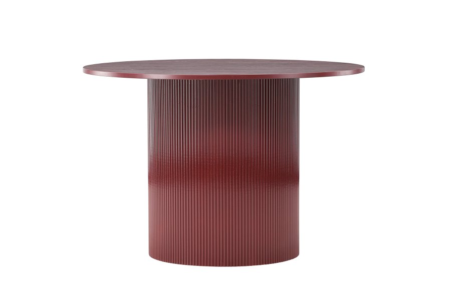 VENTURE DESIGN Lenox spisebord - Burgunder ben / Burgunder MDF, finr
