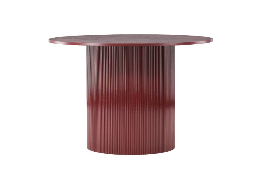 VENTURE DESIGN Lenox spisebord - Burgunder ben / Burgunder MDF, finr