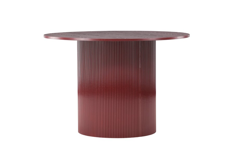 VENTURE DESIGN Lenox spisebord - Burgunder ben / Burgunder MDF, finr