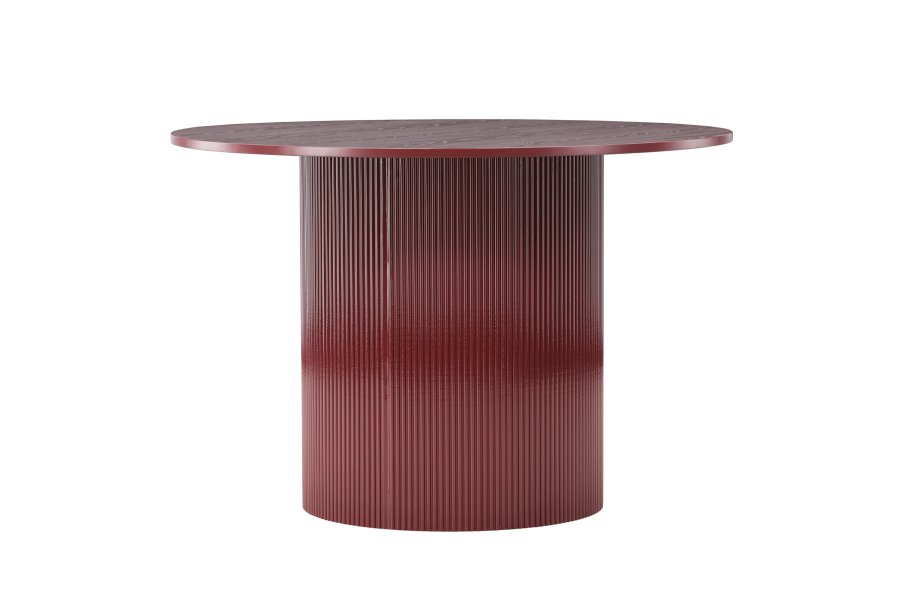 VENTURE DESIGN Lenox spisebord - Burgunder ben / Burgunder MDF, finr