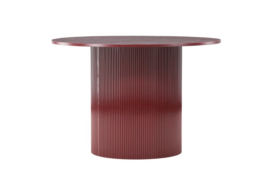 VENTURE DESIGN Lenox spisebord - Burgunder ben / Burgunder MDF, finr