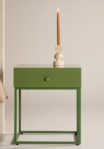 VENTURE DESIGN Bakal Nachttisch - Grn / Grn
