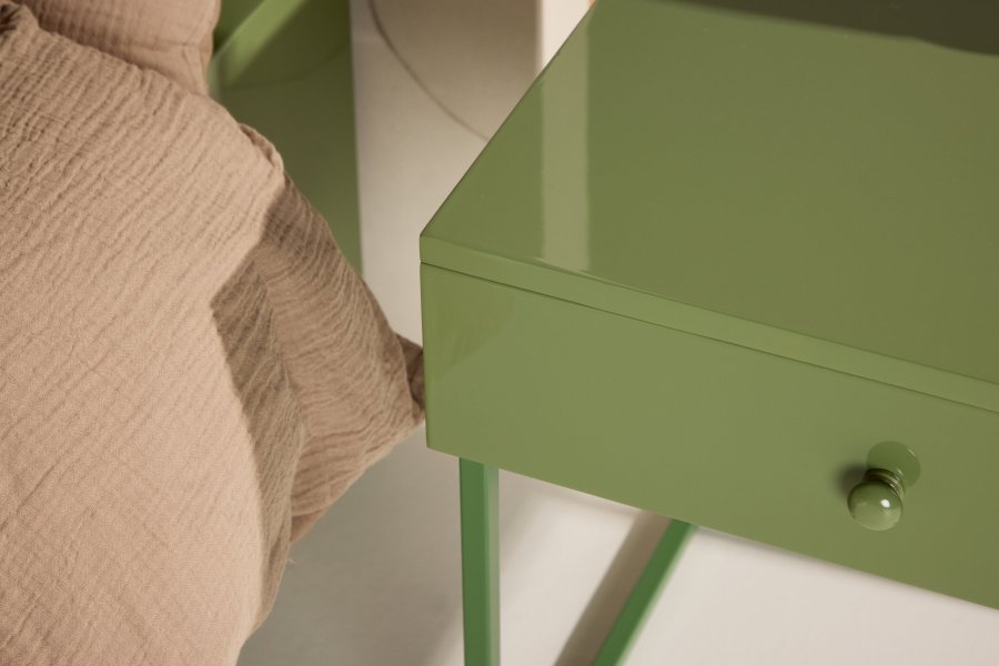 VENTURE DESIGN Bakal Nachttisch - Grn / Grn