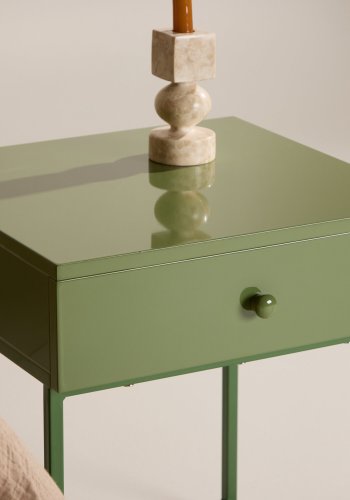 VENTURE DESIGN Bakal Nachttisch - Grn / Grn
