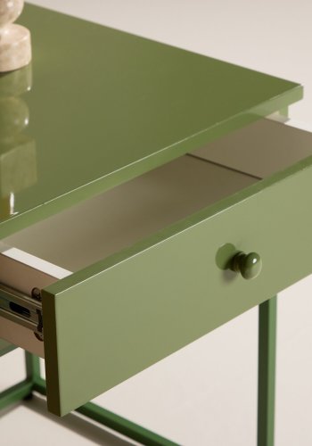 VENTURE DESIGN Bakal Nachttisch - Grn / Grn