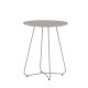 VENTURE DESIGN Bacong utend�rs kaf&eacute;bord, rundt - beige st�l (�60)