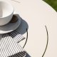VENTURE DESIGN Bacong utend�rs kaf&eacute;bord, rundt - beige st�l (�60)
