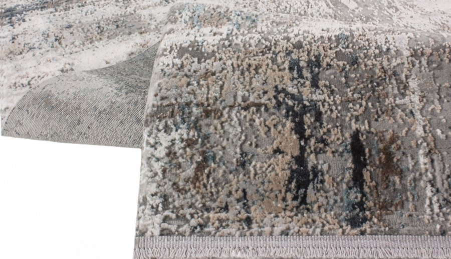 TEPPI Leo gulvtppe m. mnster, rektangulr - beige polypropylen/polyester (200x290)