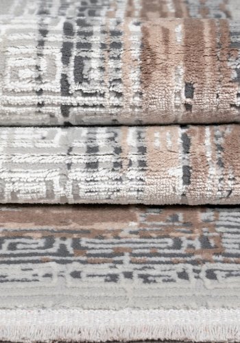 TEPPI Leo gulvtppe m. mnster, rektangulr - multifarvet polypropylen/polyester (200x290)