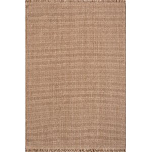 TEPPI Vlora TEPPI Vlora teppe med frynser, rektangulrt - beige polypropylen (100x300)
