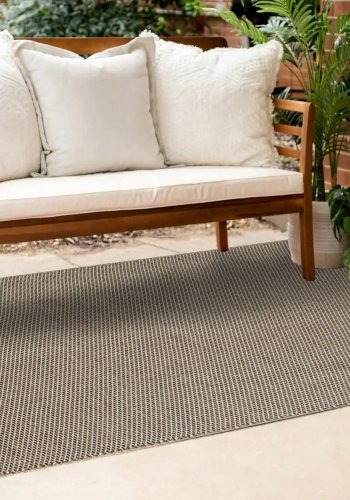 TEPPI Friolero gulvtppe m. mnster, rektangulr - multifarvet jute (160x230)