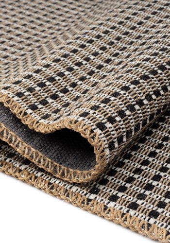 TEPPI Friolero gulvtppe m. mnster, rektangulr - multifarvet jute (80x300)