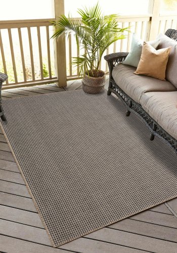 TEPPI Friolero gulvtppe m. mnster, rektangulr - multifarvet jute (200x290)