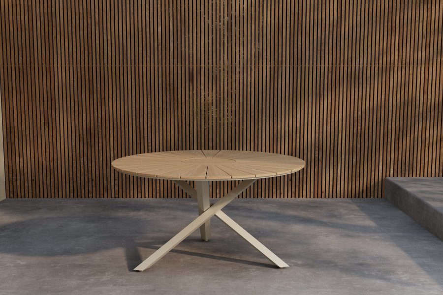 VENTURE HOME Mexico Matbord - �140 - Beige Alu/Teak