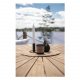 VENTURE DESIGN rundt Mexico hagebord - naturlig teak og hvit aluminium (140)