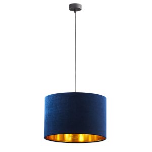 TK Tercino loftlampe 380 - guld og blt stof