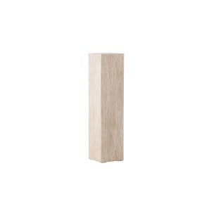 VIND COLLECTION Ramsvik sidobord, fyrkantigt - beige MDF med travertin-look (23x23xH:95)