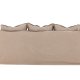 VIND COLLECTION Oskarshamn 3-seters sofa - beigebrunt stoff og bjrketre