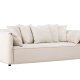 VIND COLLECTION Torekov 3-seters sofa - beige polyesterstoff og bjrketre