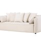 VIND COLLECTION Torekov 3-seters sofa - beige polyesterstoff og bjrketre
