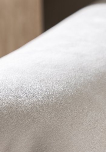 VIND COLLECTION Torekov 3-seters sofa - beige polyesterstoff og bjrketre