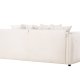 VIND COLLECTION Torekov 3-seters sofa - beige polyesterstoff og bjrketre