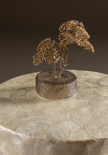 VIND COLLECTION Sandön salongbord, rundt - beige capiz (40)