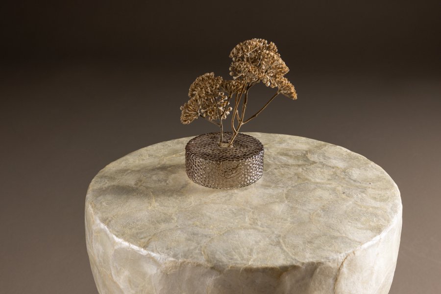 VIND COLLECTION Sandön salongbord, rundt - beige capiz (40)