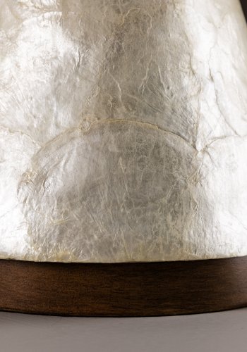 VIND COLLECTION Donsö bordlampe - lys gr capiz