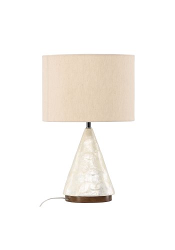 VIND COLLECTION Donsö bordlampe - lys gr capiz