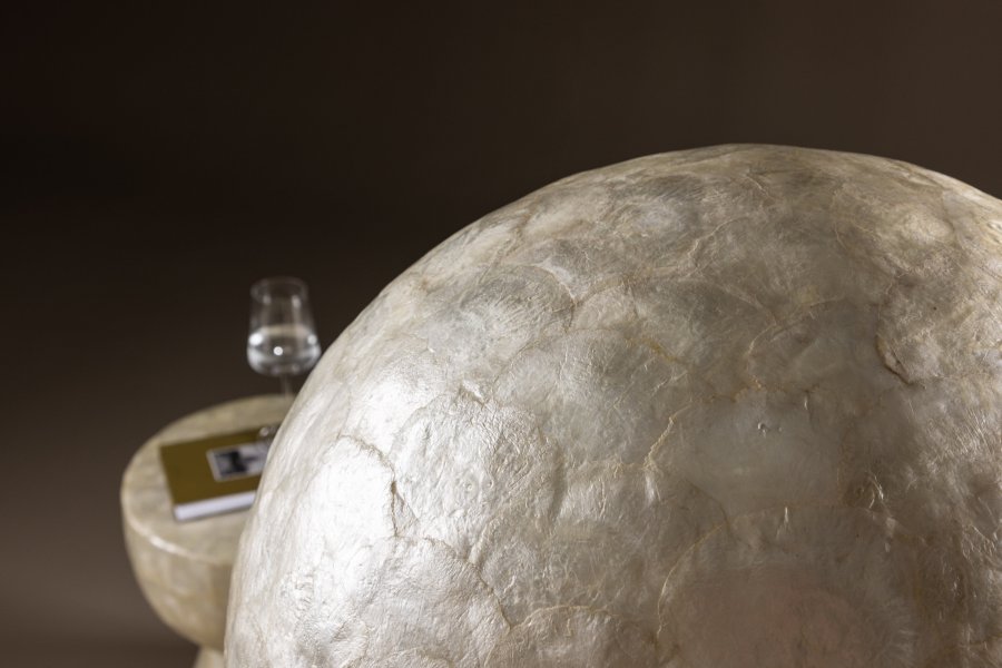 VIND KOLLEKSJON Lindön gulvlampe - lys gr capiz