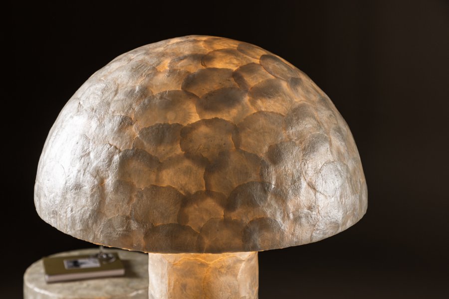 VIND KOLLEKSJON Lindön gulvlampe - lys gr capiz