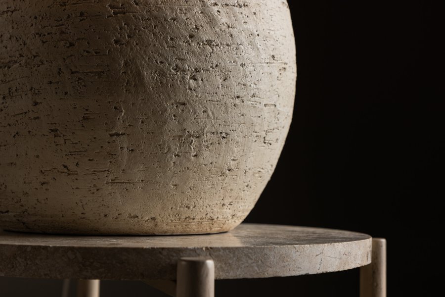 VIND COLLECTION Tjörn bordlampe - hvit og terrakotta