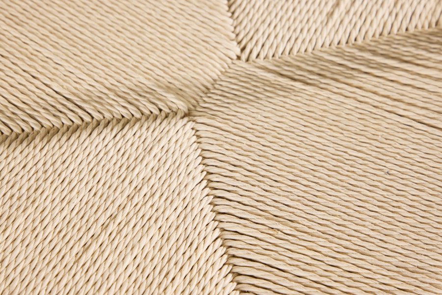 
VENTURE DESIGN Polly spisestol - jernben, naturfarget tau (sett av 2)
