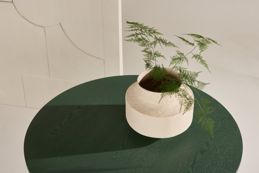 VENTURE DESIGN Bootcut spisebord - Olivengrnn / Olivengrnn MDF, finr